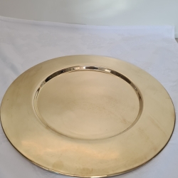 Dække tallerken guld Id. Nr. 3157