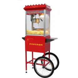 Popcornmaskine på markedsvogn. Id. Nr. 8061